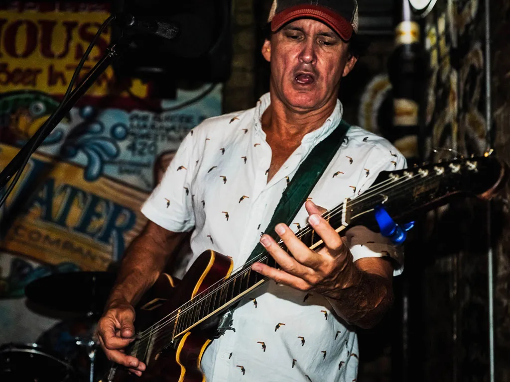 Eric Culberson performing live at The Warehouse Bar & Grille in Savannah Georgia